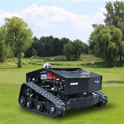 Mower gazon kontwòl remote ak tren
