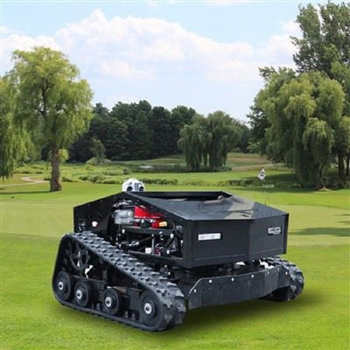 Mower gazon kontwòl remote ak tren