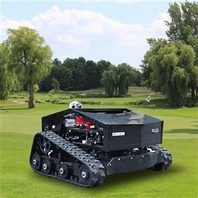 Mower gazon kontwòl remote ak tren